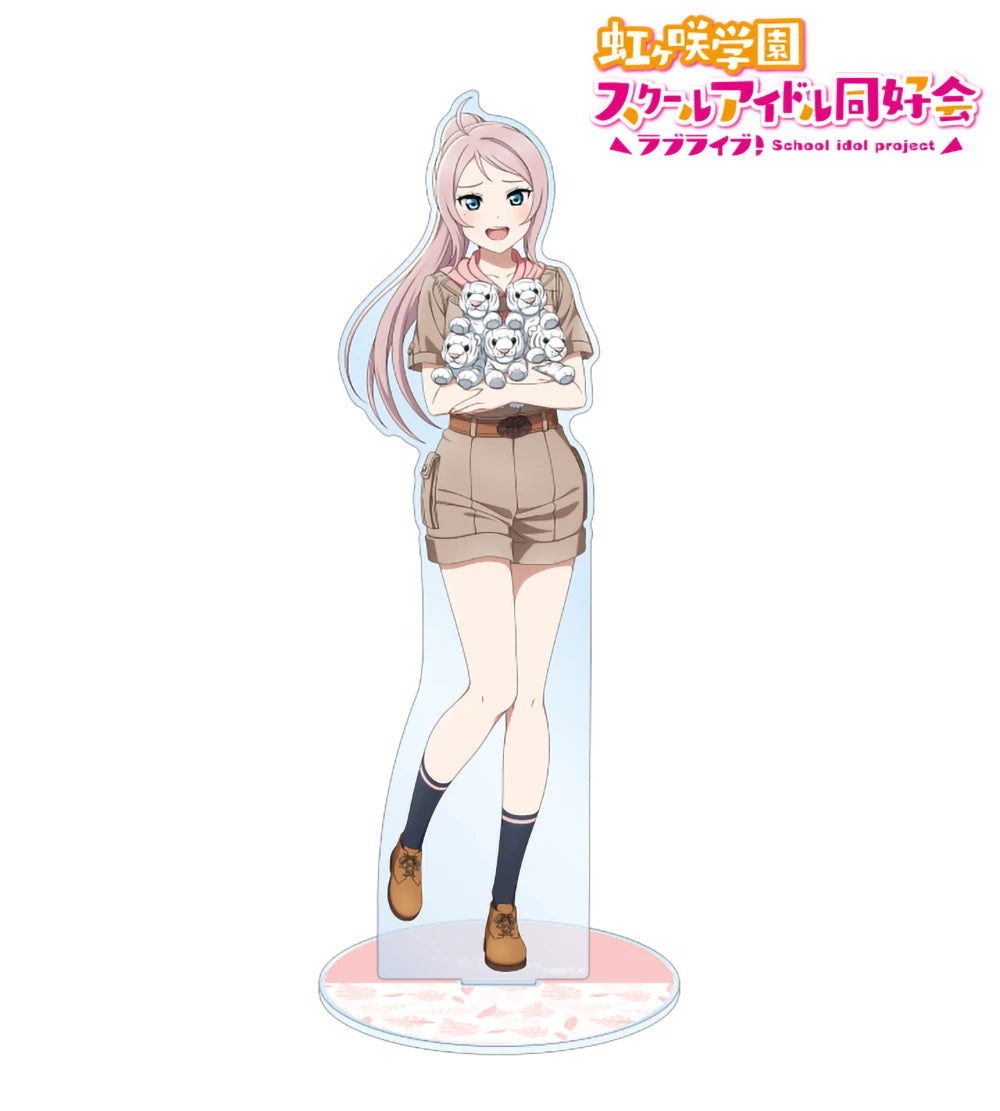 Anime Love Live! Nijigasaki High School Idol Club 15C Acrylic Stand figure Stand Plate Cosplay Prop Decor Cartoons present Gifts