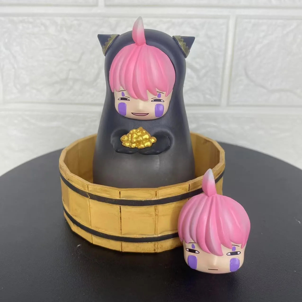 9.5cm/3.74in Anime SPY FAMILY Figure No Face Man Cosplay Anya Forger Action Figures Pvc Statue Collection Model Toys Gifts