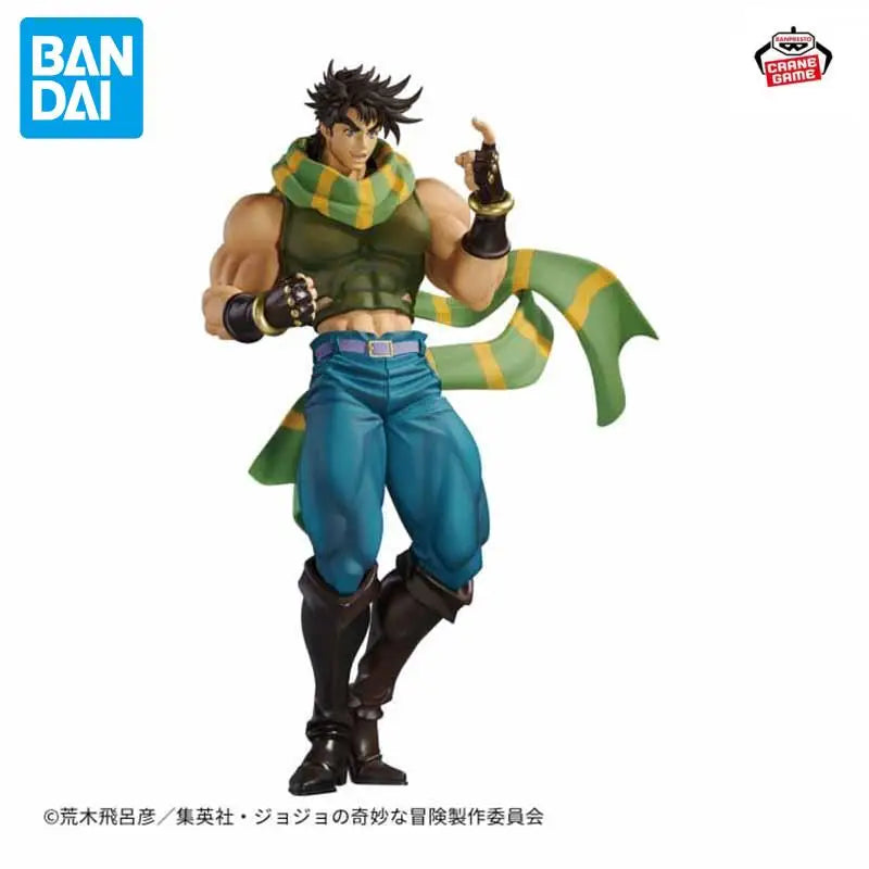 Original BANDAI Banpresto JoJo's Bizarre Adventure  Joseph Joestar Kars Action Figure Model Collection Cartoon PVC 22CM toy gift