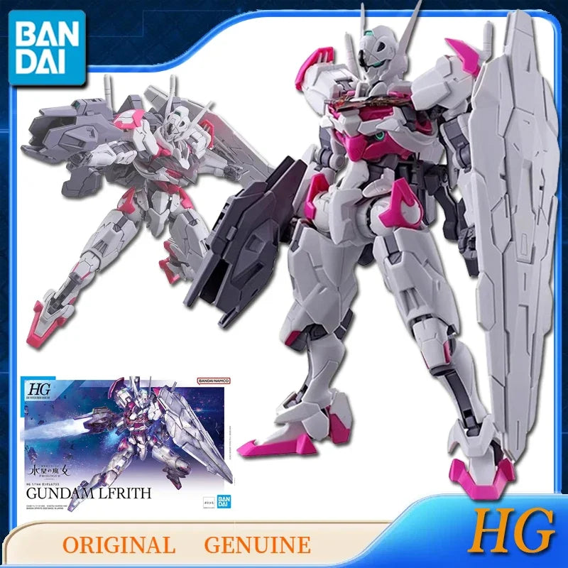 Bandai Original Genuine HG GUNDAM LFRITH ANAVATA JIU UR THORN Anime Action Figures Toys for Kids Gift Assembly Model Ornaments