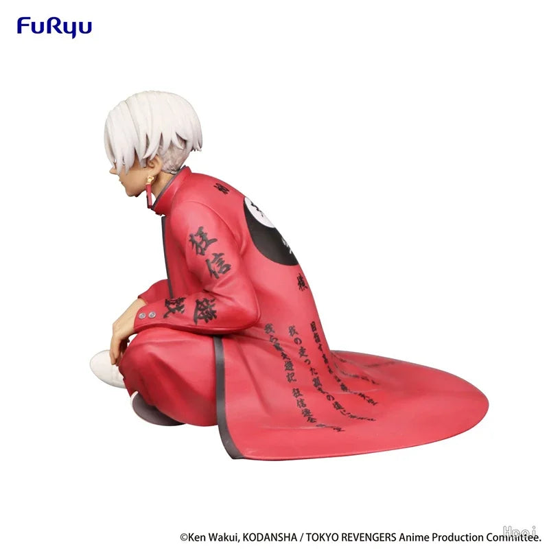 In Stock Original Genuine FuRyu Noodle Stopper Tokyo Revengers IZANA KUROKAWA 11cm Anime Portrait Model Toy Collection Doll Gift