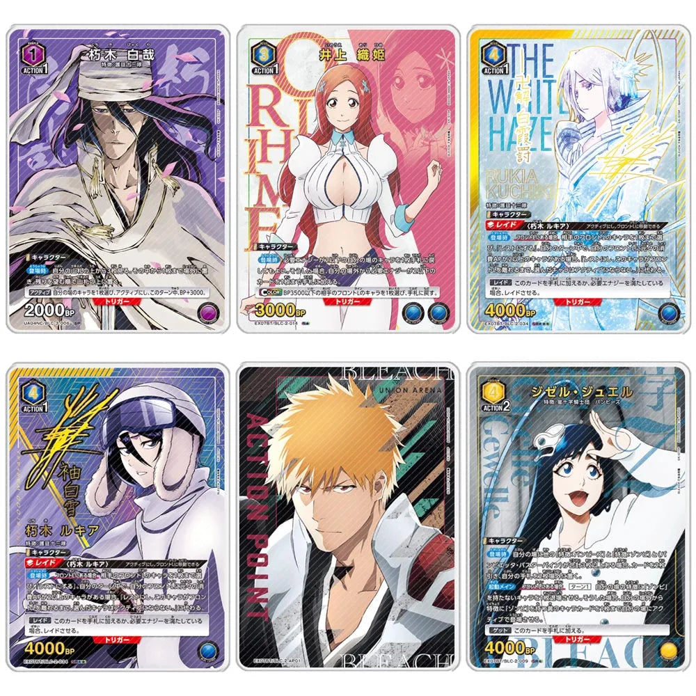 Acrylic Card UA Bleach Thousand-Year Blood War Kurosaki Ichigo Inoue Orihime Kuchiki Rukia Cards Anime Game Collection Toys Gift