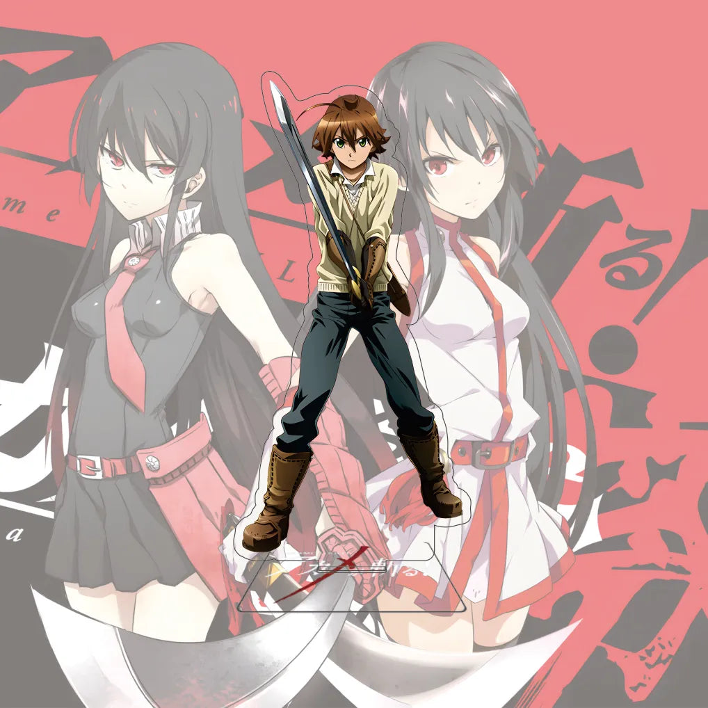 Anime Akame ga KILL 15cm Acrylic Stand Model Cosplay Characters Ornament Accessories Goods Collection Gifts