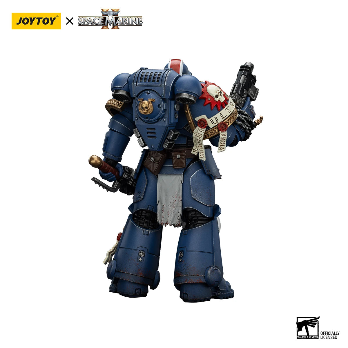 JOYTOY Warhammer 40k 1/18 Action Figures 12.8cm Ultramarines Lieutenant Titus-Collectors Edition