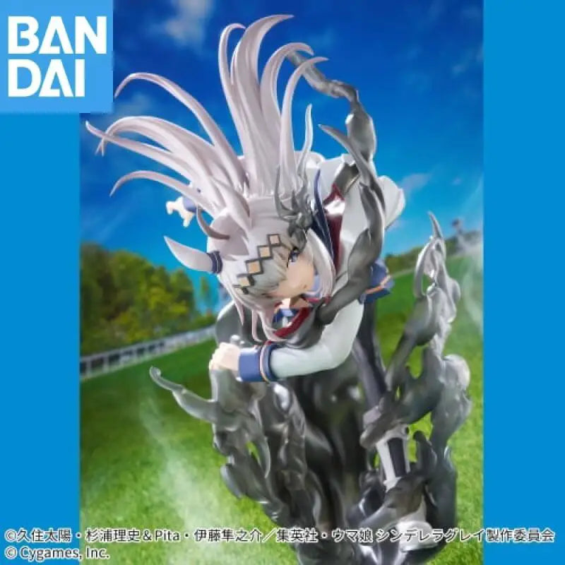 Bandai Namco Banpresto Pretty Derby Uma Musume The Gray Cinderella Oguri Cap Tamamo Cross Pvc Figure Model Collector Toy Gift