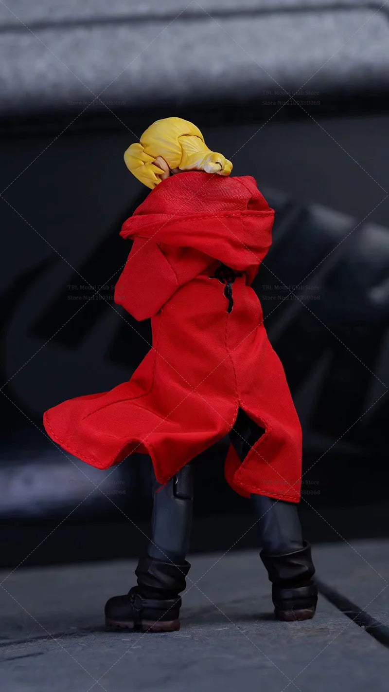 1/12 Scale Male Clothes Windbreaker Fullmetal Alchemist Edward Elric Japanese Anime For SHF 6-inch Action Figure Soldier Scene