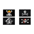 90x150cm One Piece Pirate Skull Flag Home Bedroom Wall Decor Banner Painting Luffy Straw Hat Pirates Flag Toys for Children Gift