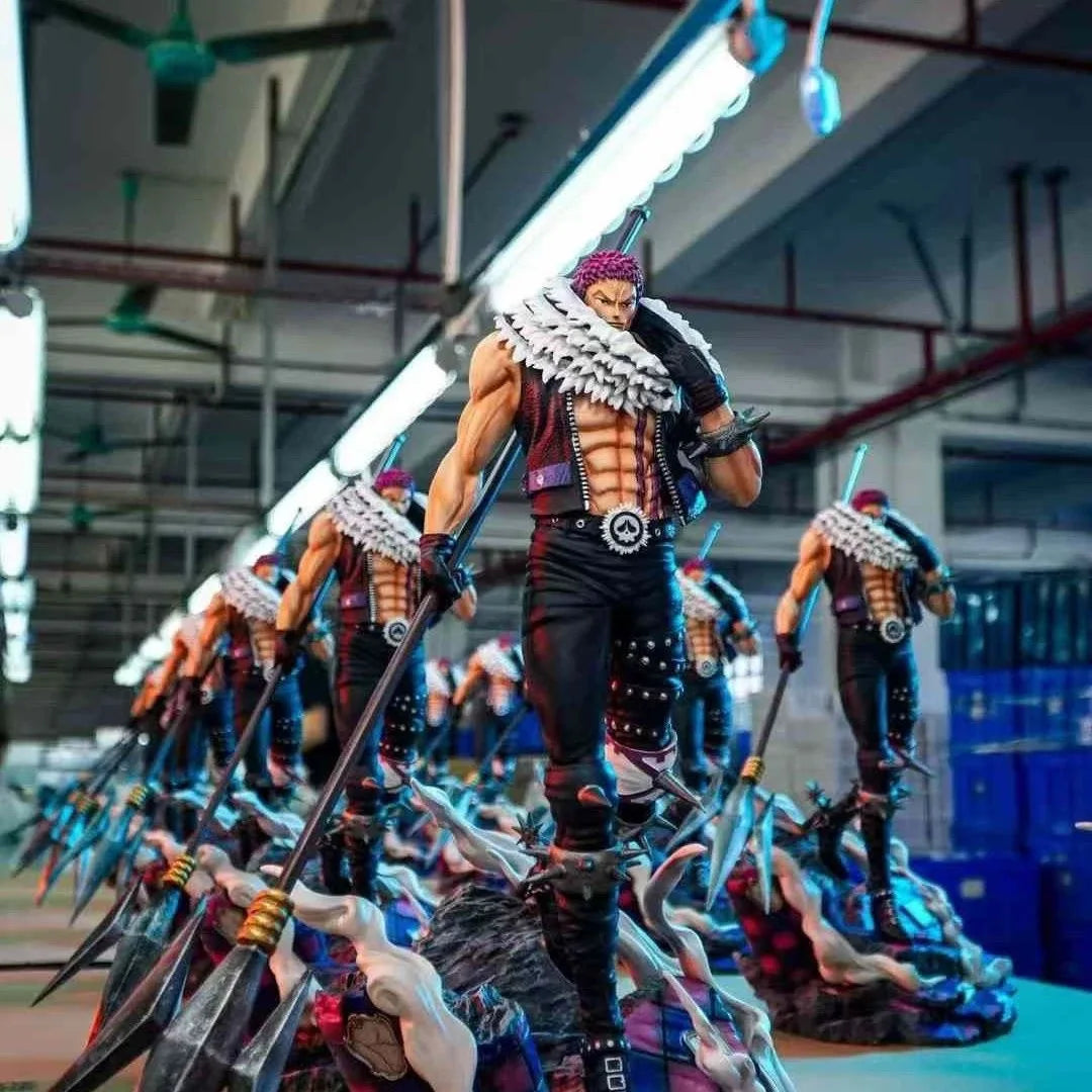 One Piece Anime Figure Charlotte Katakuri Figurine King Of Artist Charlotte Katakuri Statue Model Collection Decoration Toy Gift