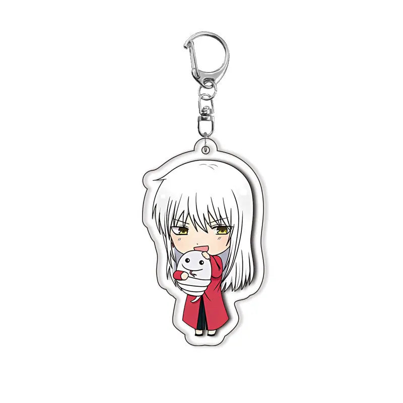 Fruits Basket Anime Acrylic Keychain Lovely Bag Charm Pendant Gift Fun Key Chain Cute Souvenir Creative Llavero Friend Kingring