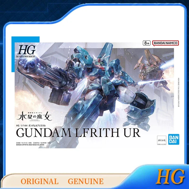 Bandai Original Genuine HG GUNDAM LFRITH ANAVATA JIU UR THORN Anime Action Figures Toys for Kids Gift Assembly Model Ornaments
