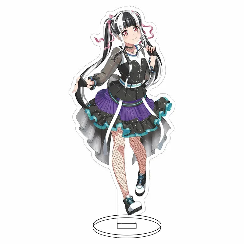 Anime BanG Dream! Poppin'Dream!15cm Nyubara Reona Toyama Kasumi Tamade Chiyu Acrylic Stand Figure Model Plate Props Cosplay Gift