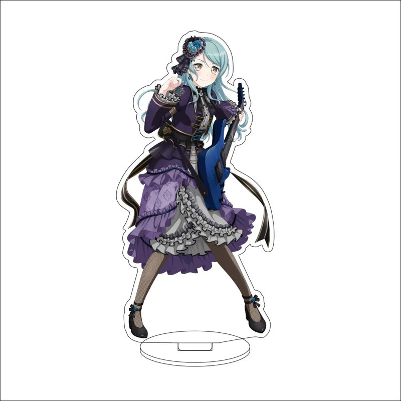 Anime BanG Dream! Acrylic Stand Ornaments Kasumi Toyama Ran Mitake Aya Maruyama Yukina Minato Figure Stand Halloween Gifts
