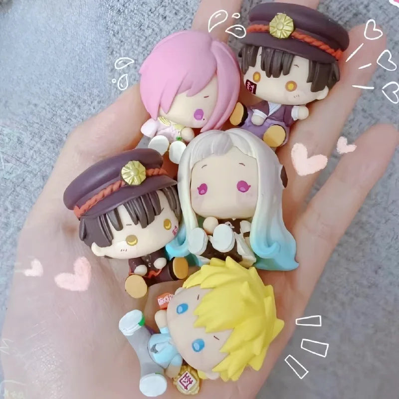 NEW Toilet-Bound Hanako-Kun Cute Gashapon Original Anime Figure Minamoto Kou Collect Model Toys Birthday Gift Cute Ornaments
