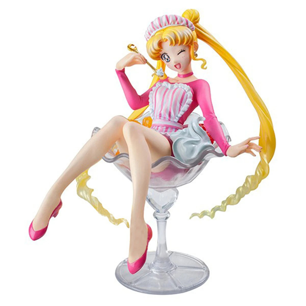 Kawaii Anime Sweeties Sailor Moon Tsukino Usagi Fruit Ice Cream Ver. PVC Action Figure Statue Collectible Model Kids Toys Doll