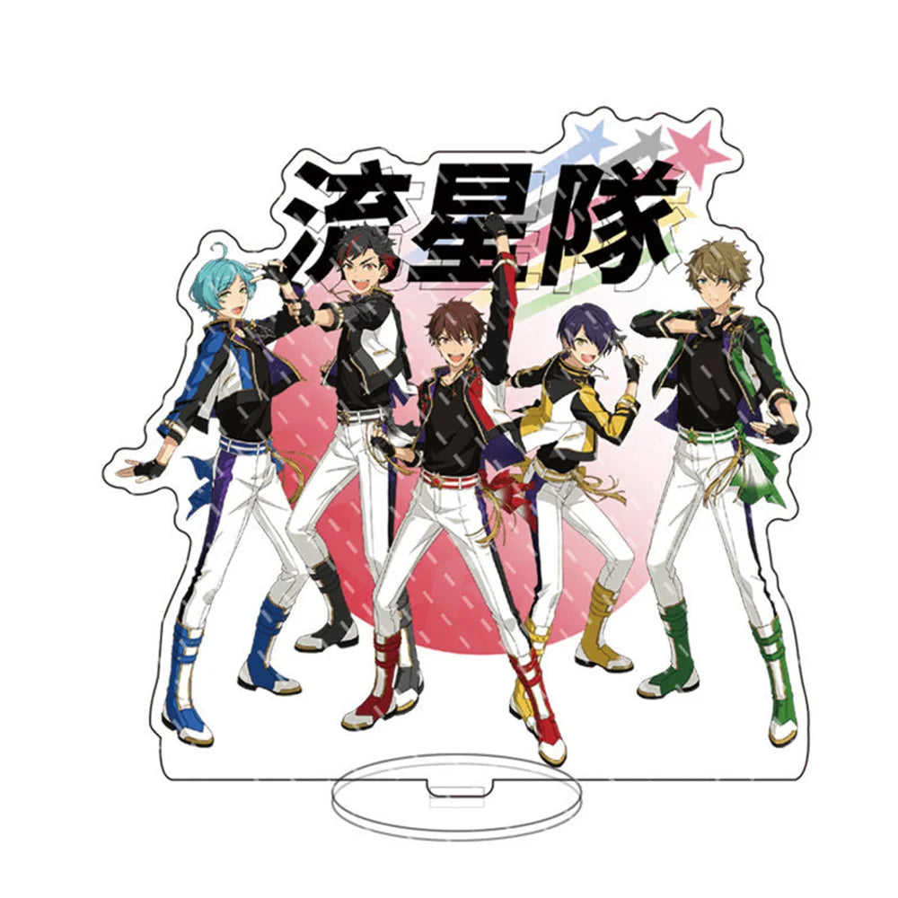 Hot Game Anime Ensemble Stars Stand Fashion Yuuki Makoto Hibiki Wataru Figure Model Plate Acrylic Desk Decor Toys Gifts