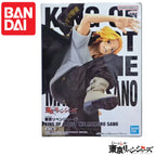 In Stock Bandai Original Banpresto Tokyo Revengers King of Artist Manjiro Sano Garage Kit Model Ornaments 100% Genuin