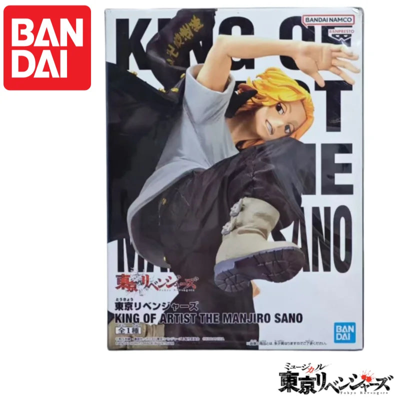 In Stock Bandai Original Banpresto Tokyo Revengers King of Artist Manjiro Sano Garage Kit Model Ornaments 100% Genuin