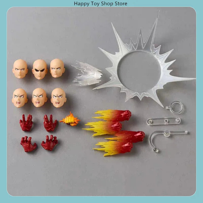 One Punch Man Saitama Special Edition Multiple Accessories Articulated Figure Anime Collection Gift