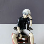 Genuine Loose Goods (Without Box)  Tokyo Ghoul Ken Kaneki Sitting Pose Figurine Ornament Model Toy Gift No Box