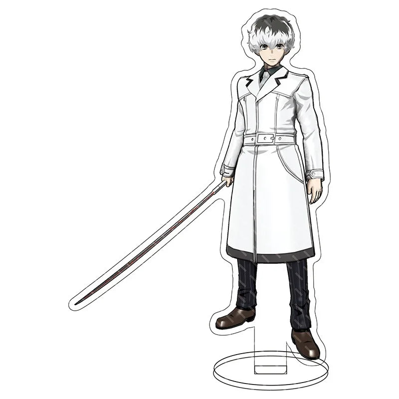 Anime Tokyo Ghoul Acrylic Stand Kaneki Ken Figures Miniatures Manga Figurines Garage Kits Model Toys GK Ornaments Decoration