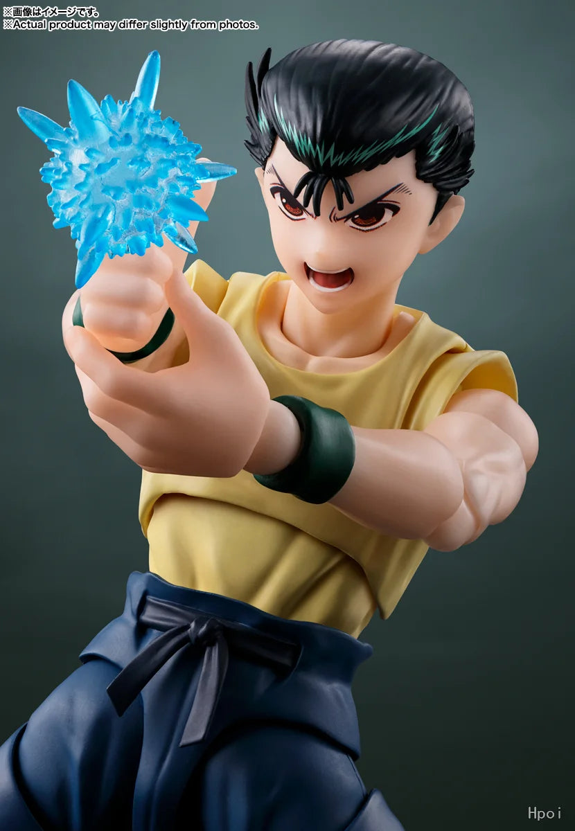 【Original】BANDAI SHF YuYu Hakusho Urameshi Yusuke Action Figures Model Toys