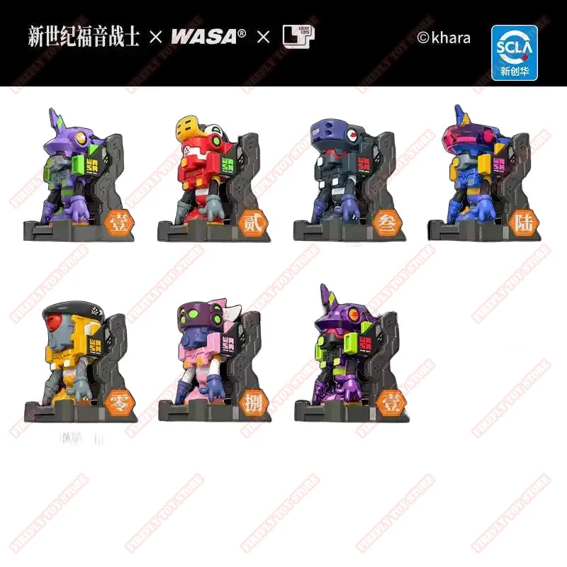 Original EVA×WASA NEON GENESIS EVANGELION EVA Animation Comics Peripheral Toys Anime Action Figure Collection Mode
