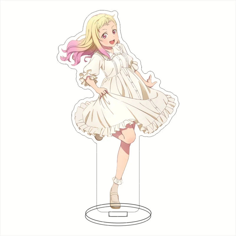 Love Live Lovelive Stand Sunshine Aqours Aquarium Anime Yoshiko Hanamaru You Dia Kanan Mari Acrylic Mori Girls Stand Desk Decor