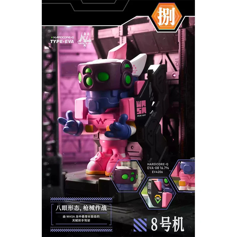 Original EVA×WASA NEON GENESIS EVANGELION EVA Animation Comics Peripheral Toys Anime Action Figure Collection Mode