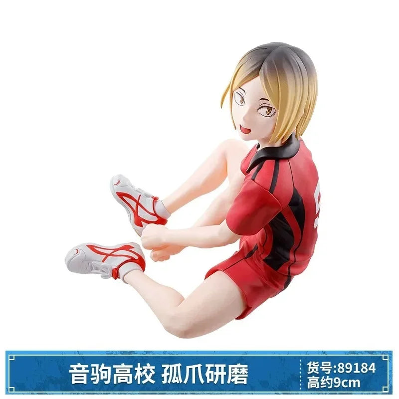 Bandai Haikyuu!! Tobio Kageyama Kotaro Bokuto Kei Tsukishima Yu Nishinoya Shinsuke Kita Kenma Kozume Collectible Ornaments Toys