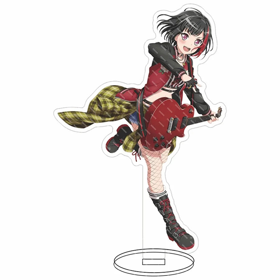 Anime Figure BanG Dream Maruyama Aya Sayo Hikawa Cosplay Acrylic Stand Model Plate Desk Decor Standing Sign Keychain Gifts