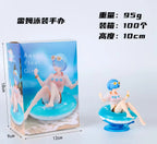 10CM Anime Re: ZERO - Starting Life in Another World Rem Figure Swimsuit  Swimming Lap Model Toys Gifts Collection  Ornaments
