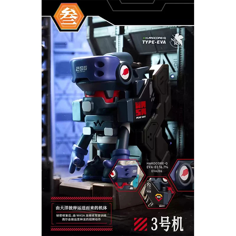 Original EVA×WASA NEON GENESIS EVANGELION EVA Animation Comics Peripheral Toys Anime Action Figure Collection Mode