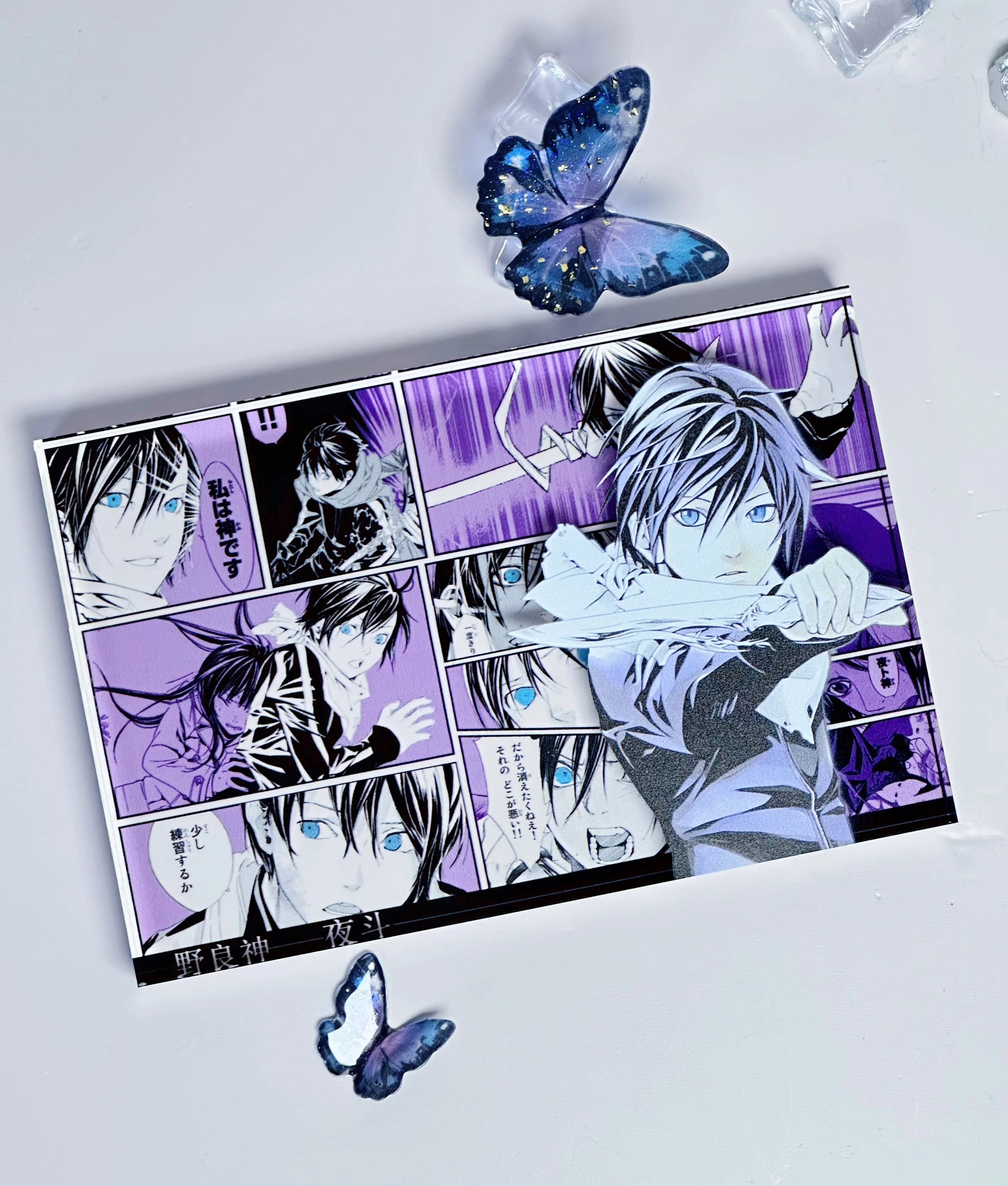 Anime Noragami Figure YATO Iki Hiyori Yukine Comic Acrylic Brick Stand Desktop Ornament Toys Fans collect gifts