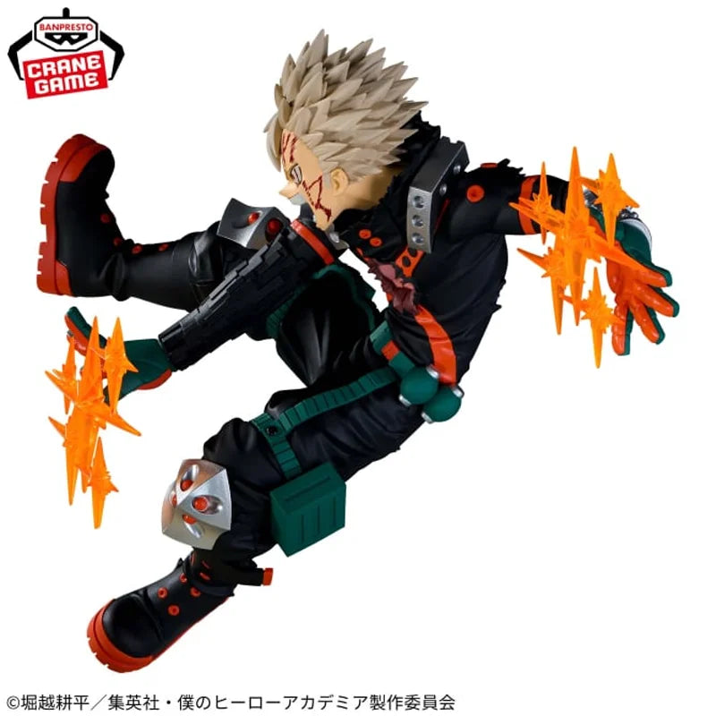 Genuine Bandai Banpresto My Hero Academia The Amazing Heroes-Plus Katsuki Bakugo III Original Anime Figure Model Toys Gift Doll