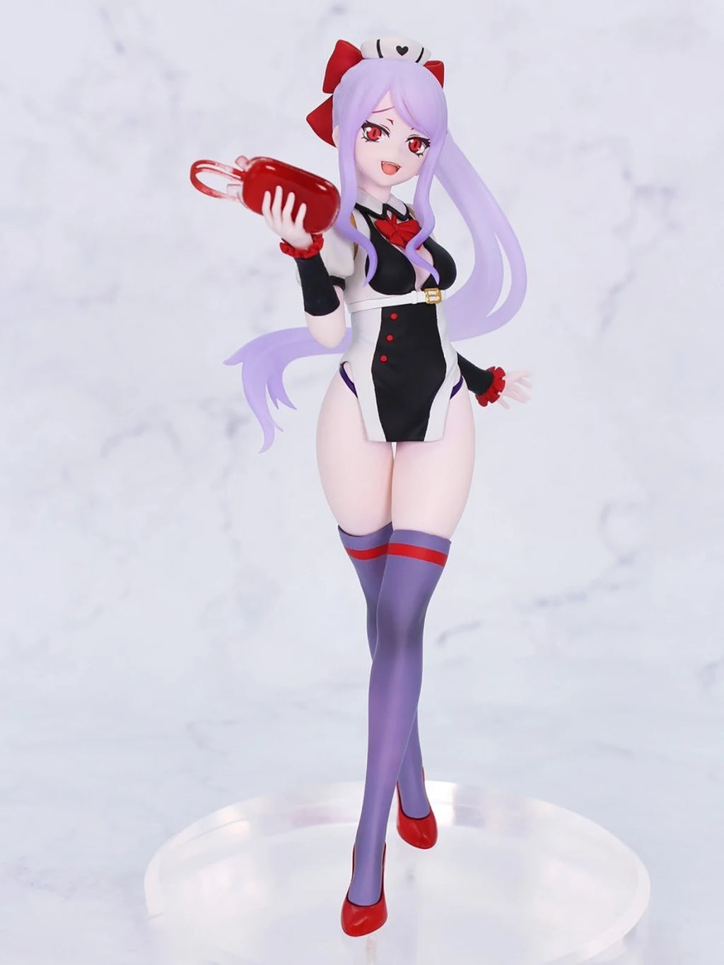 Original Genuine System Service Prepainted Vivit Figure Overlord Shalltear Bloodfallen Nurse Ver. Anime Character Model Figure