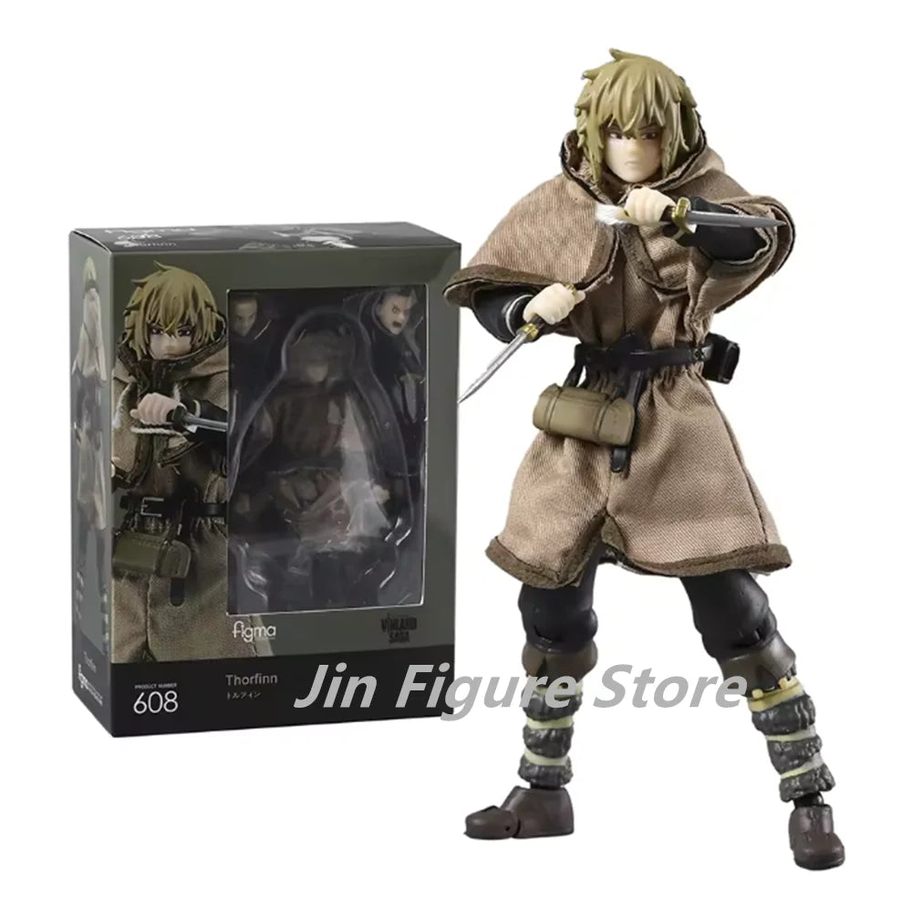 figma 608 Thorfinn Vinland Saga PVC Action Figure Anime Figurine Collectible Model Toy