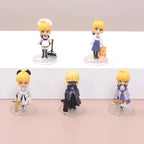5Pcs/1Set Anime Fate/Grand Order Altria Pendragon Saber Figure Set Sword Model Toy Gift Collection Action Figure PVC