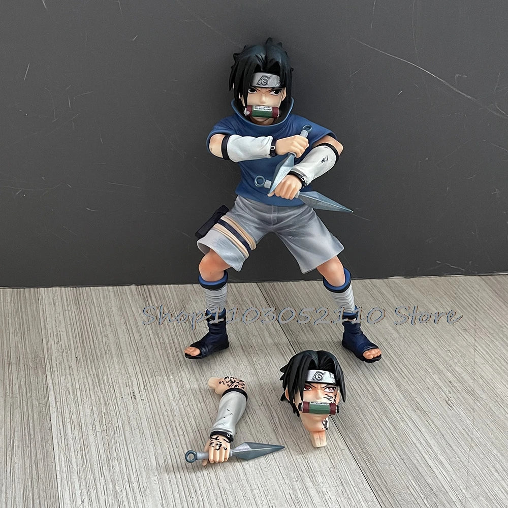 Naruto Uchiha Sasuke Uzumaki Figure Anime Naruto Zhenyi Handmade Figure Model Collection Toy Doll Birthday Gifts