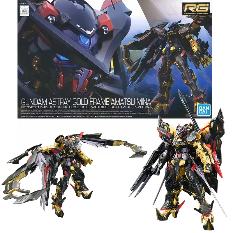 Fast Shipping Bandai RG RX-78-2 WING UNICORN GOD GUNDAM ASTRAY EXIA EPYON SAZABI Anime Original Model Toy Action Figure Children