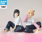 In Stock Bandai Lycoris Recoil Relax Time Inoue Takina Nishikigi Chisato About 11Cm Original Figure Model Sitting Posture Doll