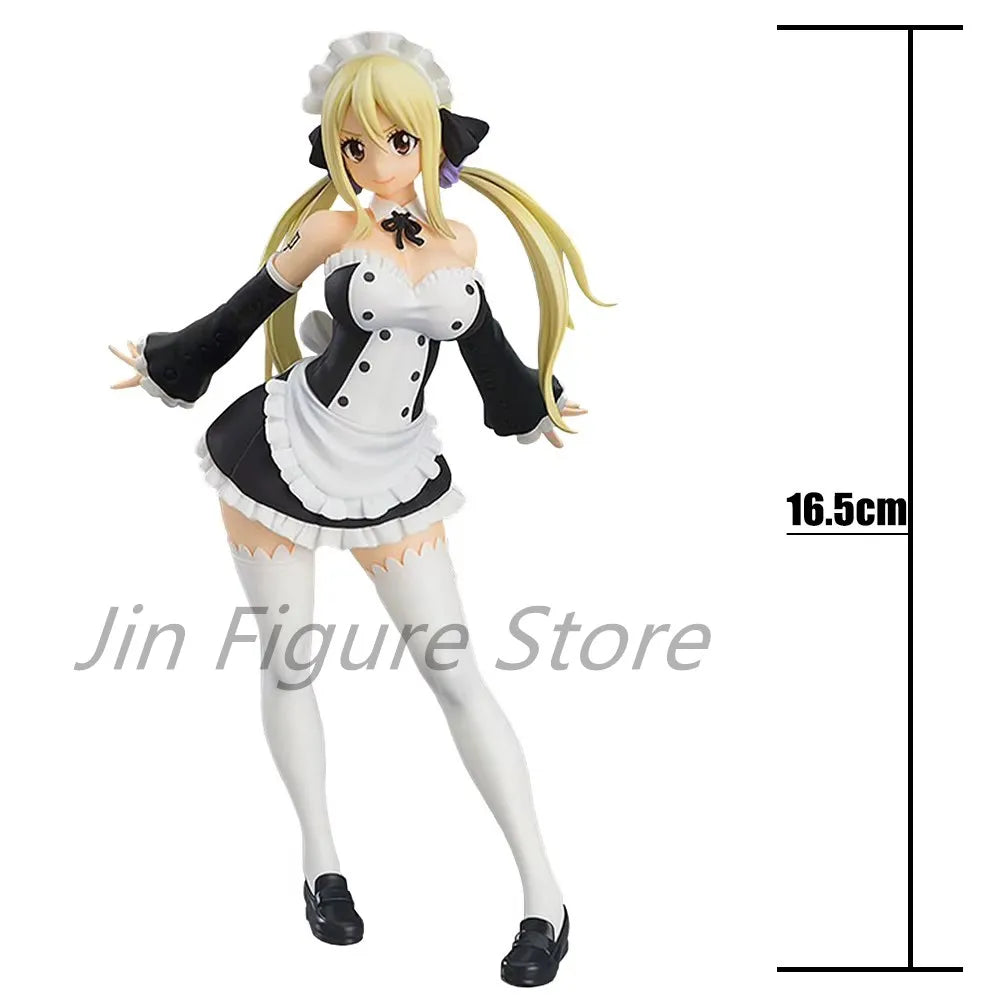 New Anime FAIRY TAIL Lucy Heartfilia Standing posture Action Figure PVC Model Statue Toys Desk Decor Collectible Gifts