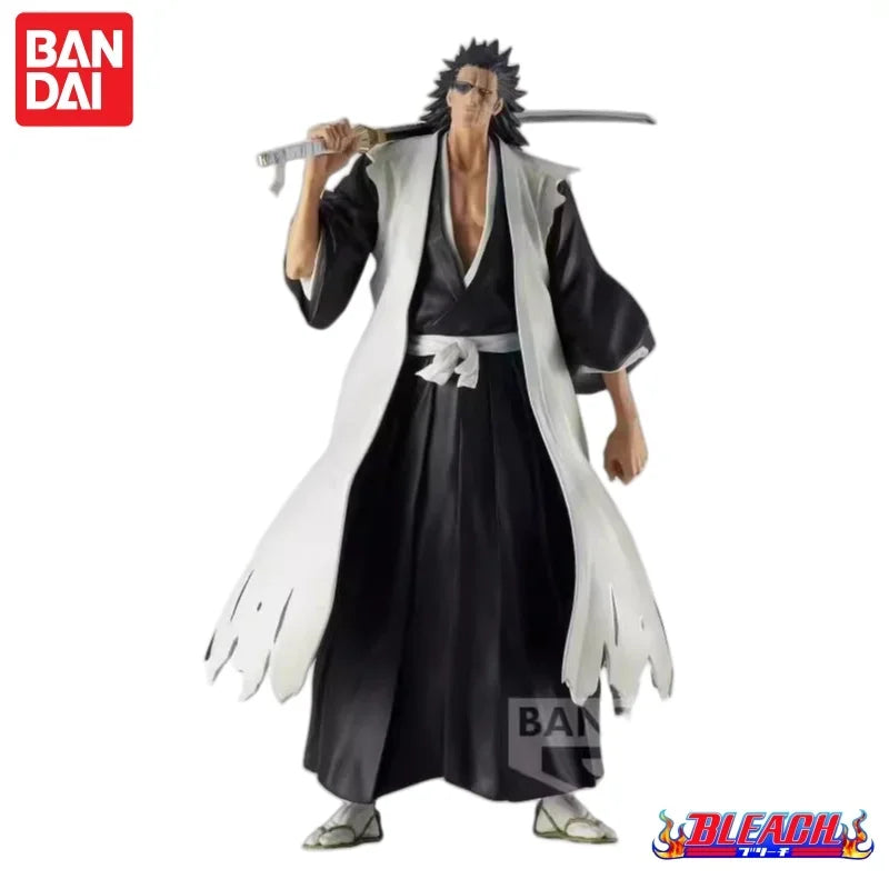 In Stock Bandai Original Banpresto Bleach Zaraki Kenpachi Action Figure Anime Action Figures Toys Doll Brand New Boxed