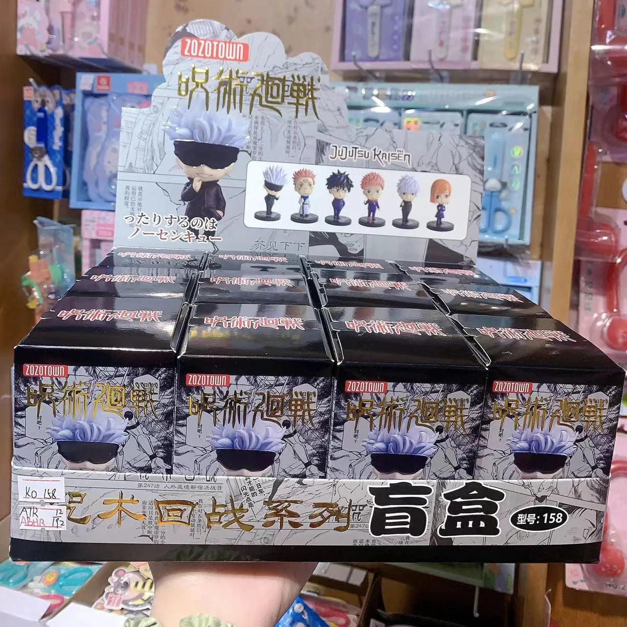 12pcs Anime Blind Box One Piece Demon Slayer Luffy Mini Figure Ornament Blind Box Room Decor Doll Model Collection Gifts Toys