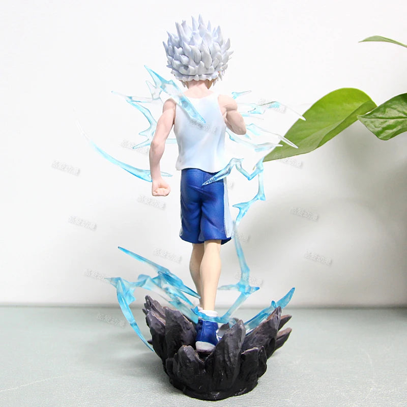 Hunter × Hunter Killua Zoldyck Action Figure Anime PVC Model Statue Collectible Ornament Gifts for Fans