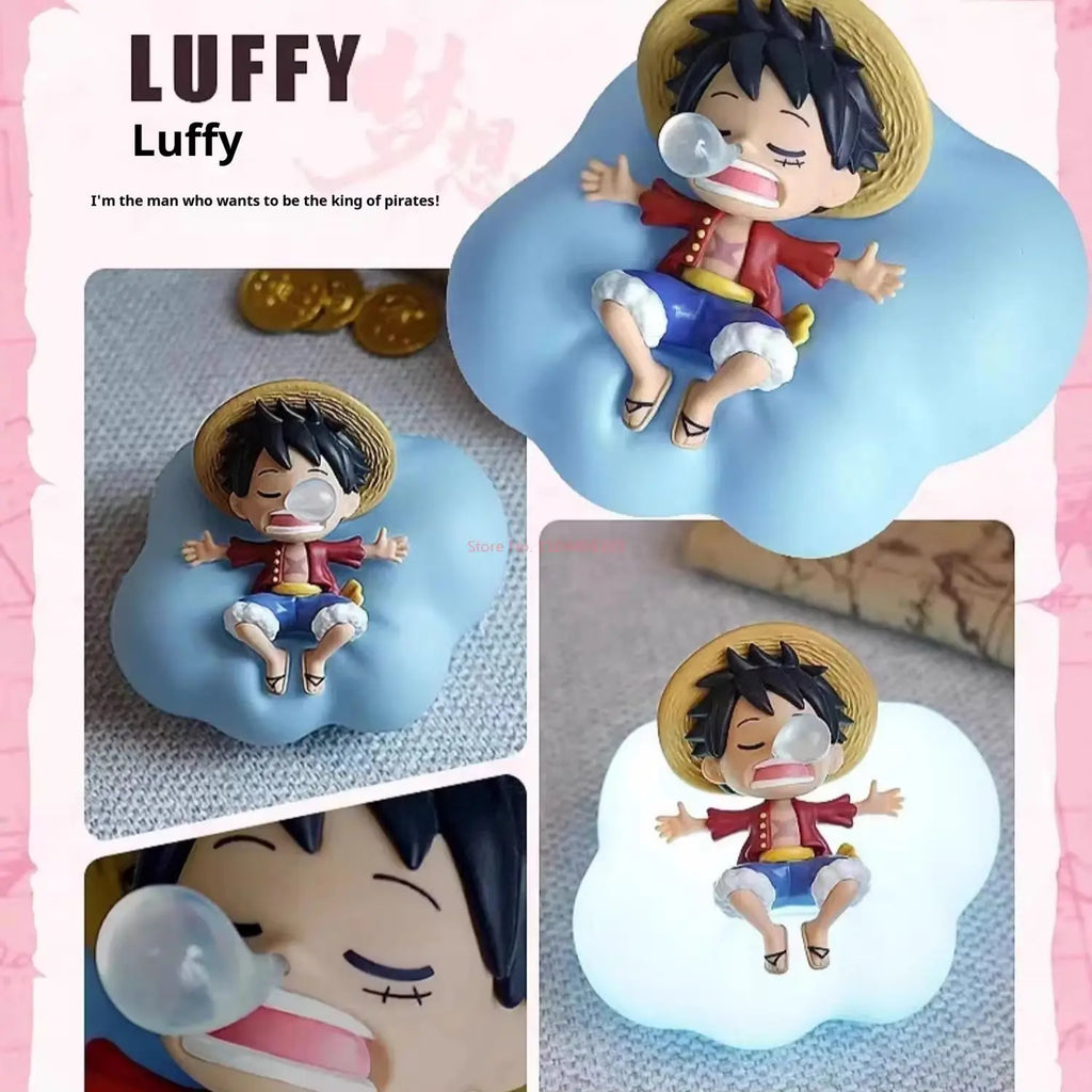 Hot Sale One Piece Anime Series Blind Box Night Light Toys Luffy Zoro Nami Sanji Chopper Figures Sweet Dream Led Boxes Ornaments