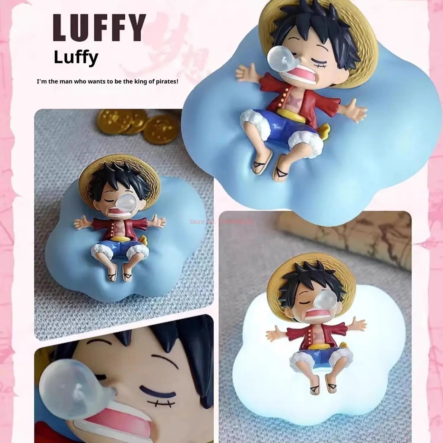 Hot Sale One Piece Anime Series Blind Box Night Light Toys Luffy Zoro Nami Sanji Chopper Figures Sweet Dream Led Boxes Ornaments