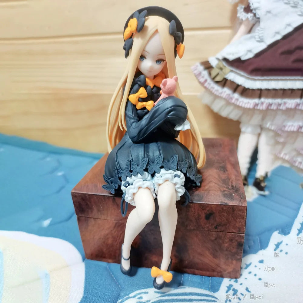 15CM Anime Fate/Grand Order Abigail Williams Figure Noodle Stopper Figure Sitting Model Toy Gift Collection Action Figure