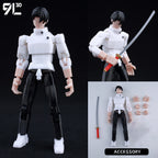 9L3D T13 Nanami Kento Battle Pose Figure JJK Anime Action Model LUCKY13 Figure Collector's Edition Dummy13 Gift for Fans