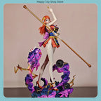 30cm One Piece Nami Onigashima Samurai Standing Pose Anime Figure Model Statue