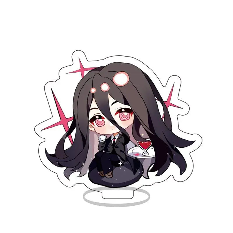 8cm Danganronpa V3 Figure Enoshima Hajime Hinata Nagito Komaeda Chiaki Nanami Acrylic Stand Model Plate Desk Decor Standing Gift